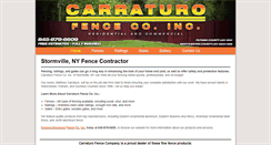 Desktop Screenshot of carraturofence.com