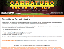 Tablet Screenshot of carraturofence.com